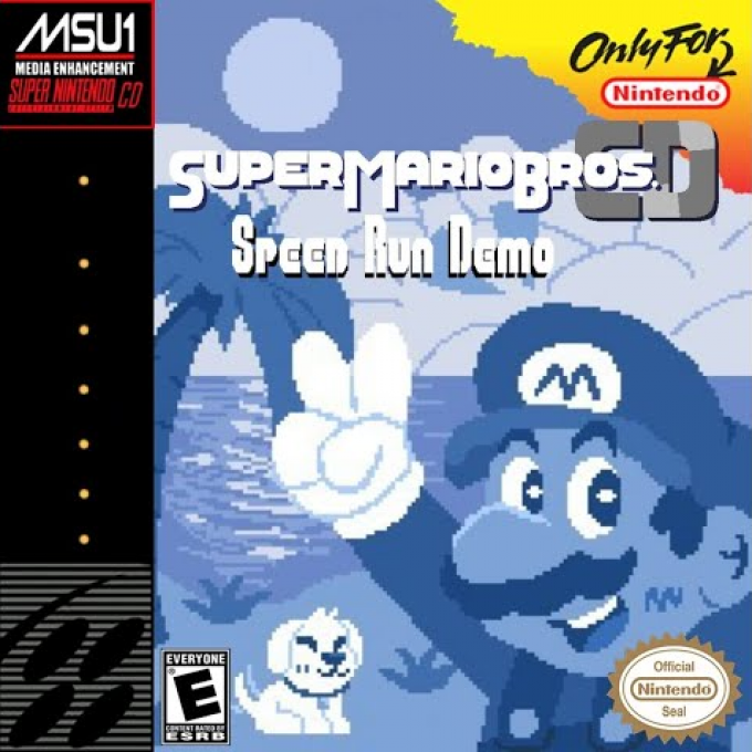 Super Mario Bros. CD - Speedrun Competition box art