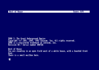 Zork 1 - The Great Underground Empire — sstitle (EU)