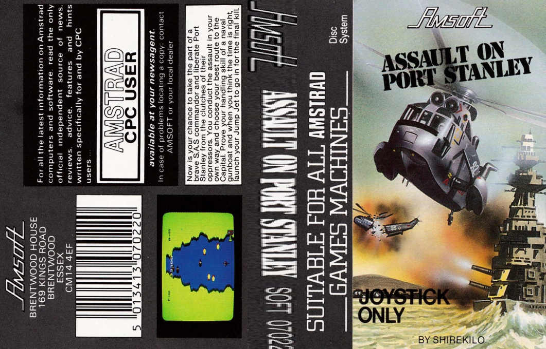 Assault On Port Stanley — box-texture (EU)