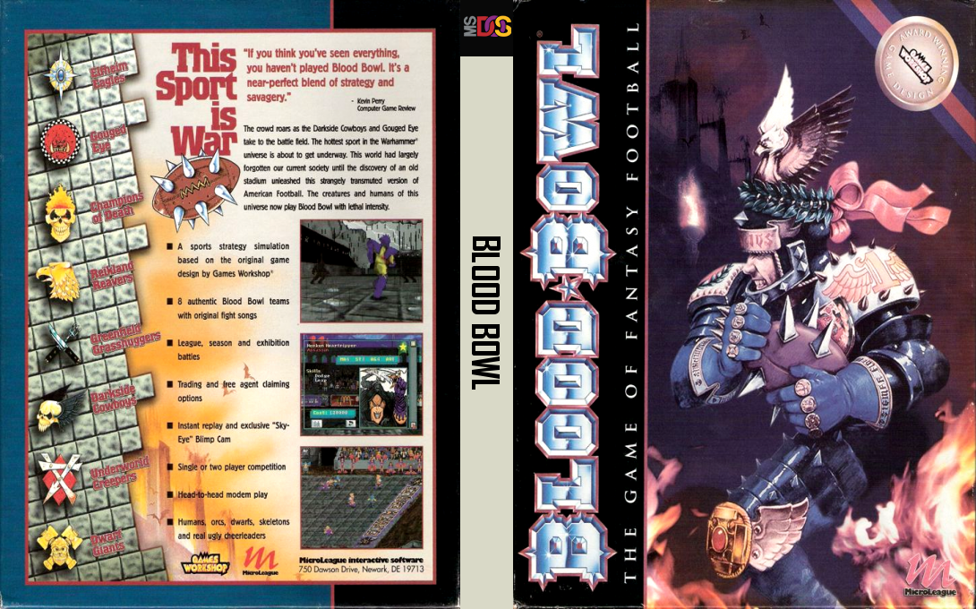 Blood Bowl — box-texture (US)