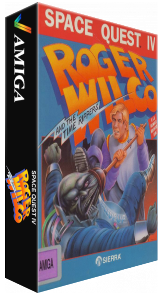 Space Quest IV - Roger Wilco and the Time Rippers — box-3D (WOR)