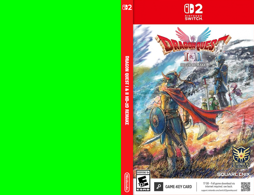 Dragon Quest I & II HD-2D Remake — box-texture (US)