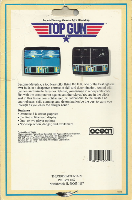 Top Gun — box-2D-back (US)