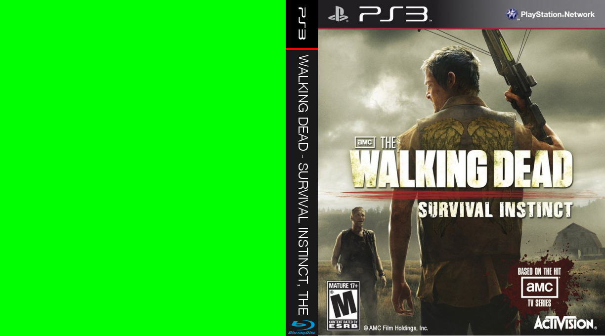 Walking Dead, The - Survival Instinct — box-texture (WOR)