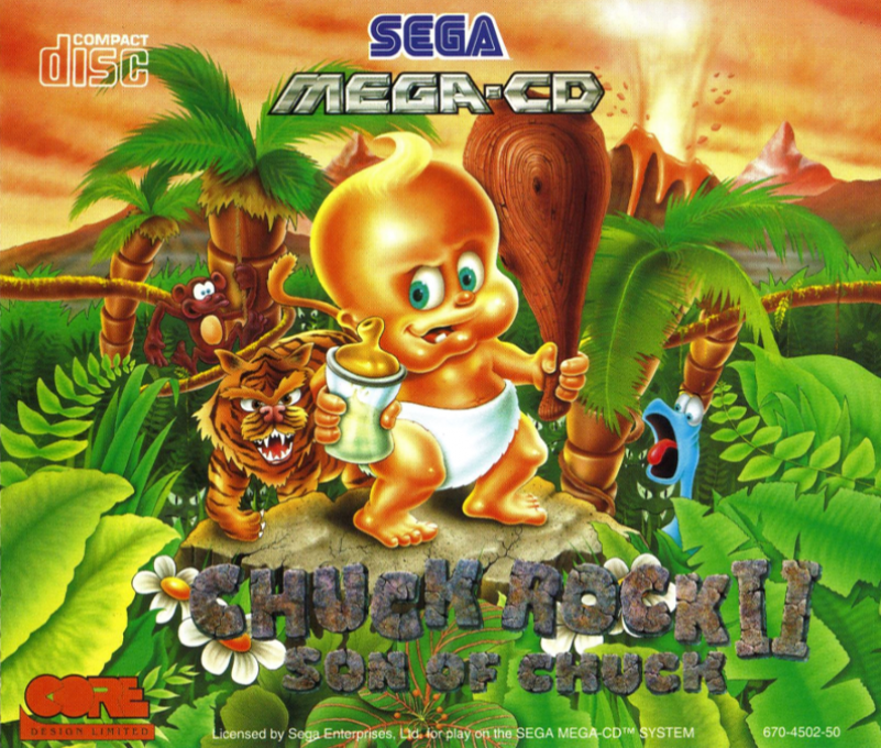 Chuck Rock II - Son of Chuck — box-2D (EU)