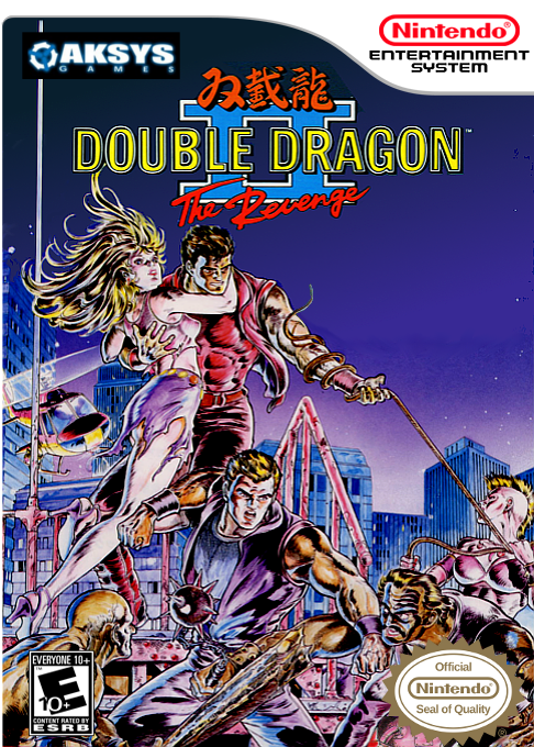 Double Dragon 2 - The Revenge — box-2D (EU)