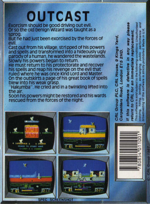 Outcast — box-2D-back (WOR)