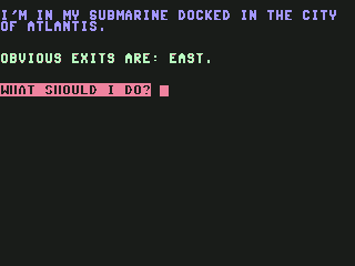 Adventure in Atlantis — ss (WOR)