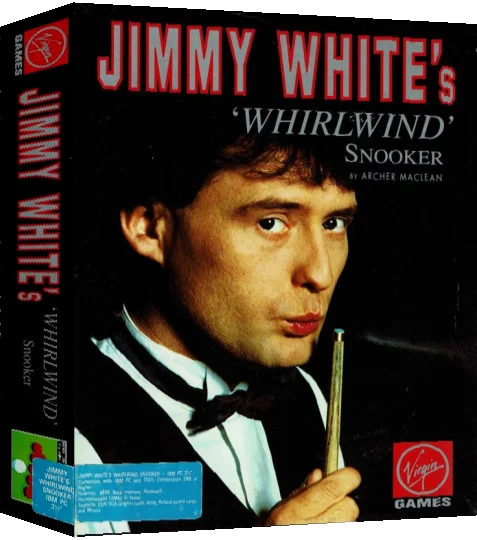 Jimmy White's Whirlwind Snooker — box-3D (EU)