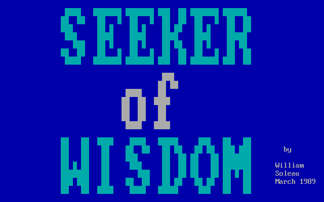Seeker of Wisdom box art