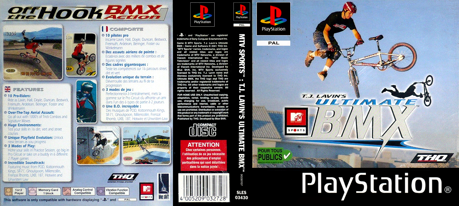 Mtv Sports - T.j. Lavin's Ultimate Bmx — box-texture (EU)
