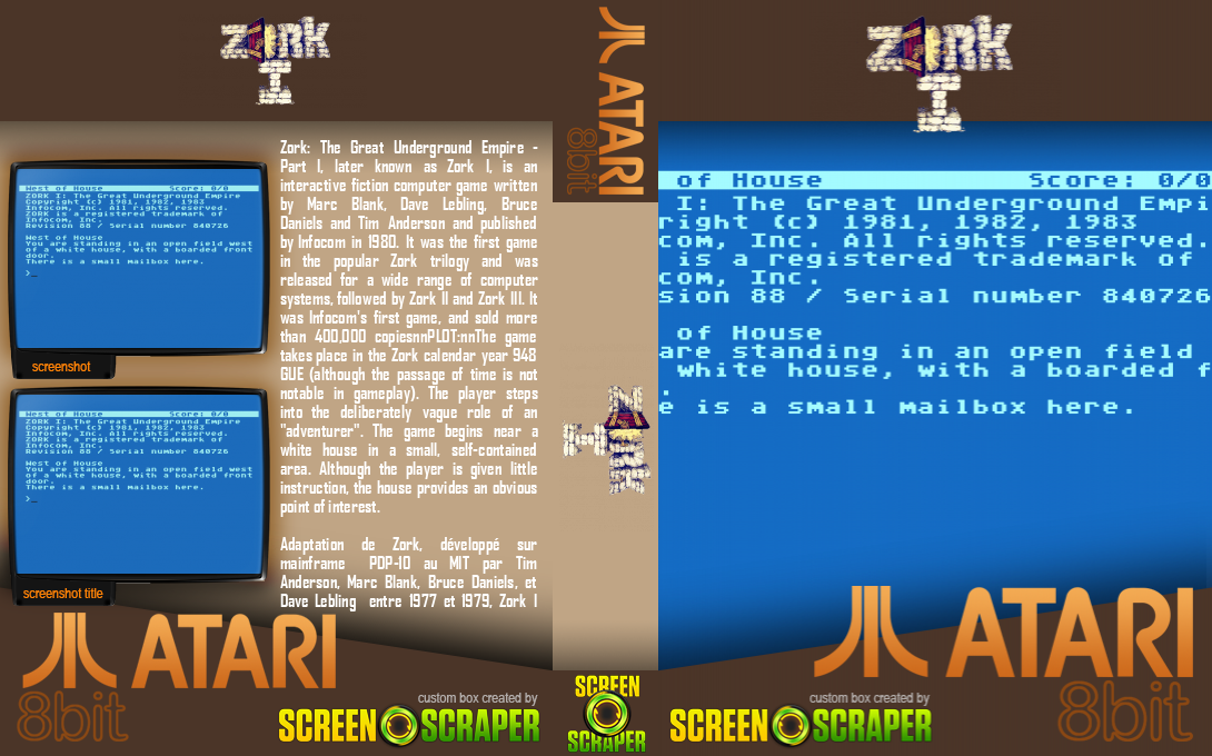 Zork 1 - The Great Underground Empire — box-texture (SS)