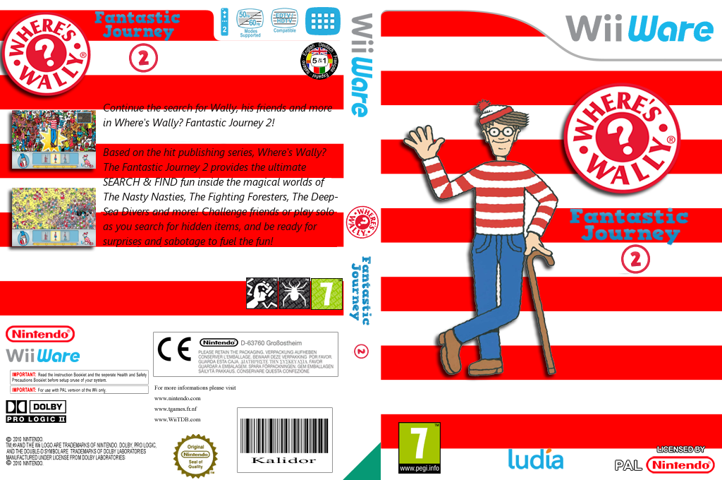Where's Wally? Fantastic Journey 2 — box-texture (EU)