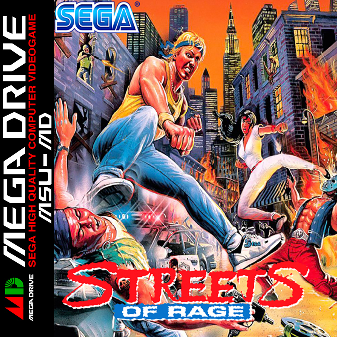 MD Streets Of Rage box art