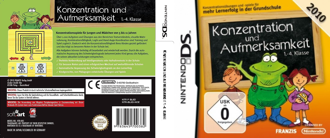 Konzentration und Aufmerksamkeit 1.-4. Klasse — box-texture (DE)