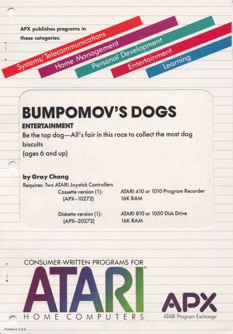 Bumpomov's Dogs box art
