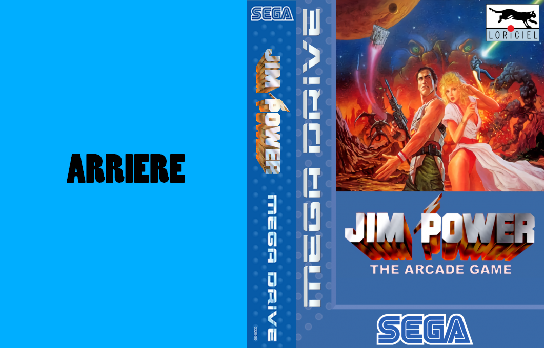 Jim Power - The Arcade Game — box-texture (EU)