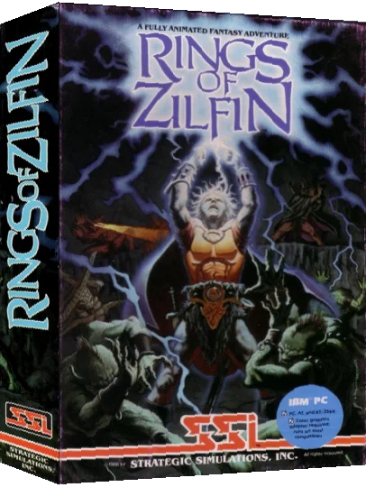 Rings Of Zilfin — box-3D (US)