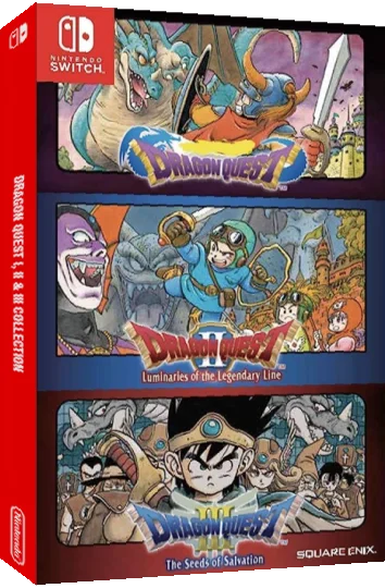 Dragon Quest 1, 2 and 3 Collection — box-3D (WOR)