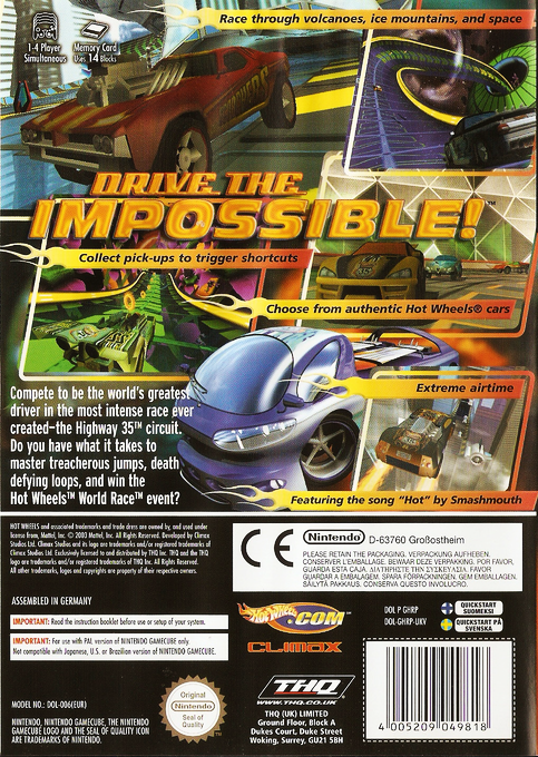 Hot Wheels - World Race — box-2D-back (EU)