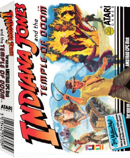Indiana Jones And The Temple Of Doom — box-3D (EU)