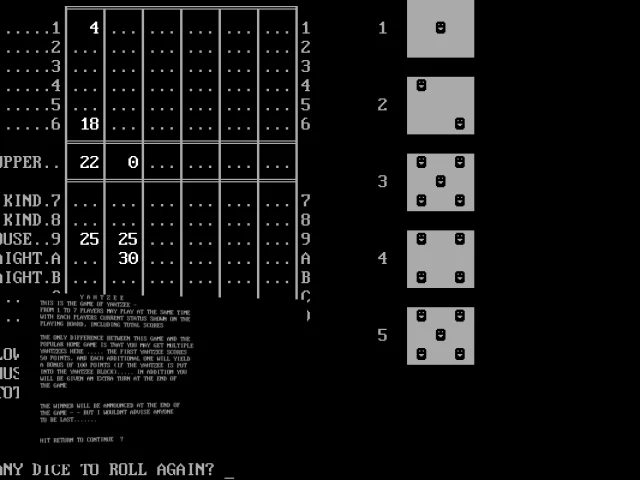 Yahtzee — mixrbv2 (WOR)