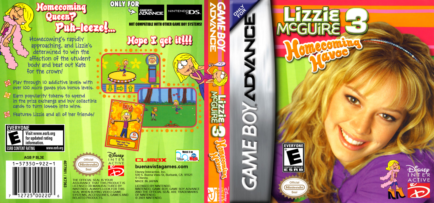 Lizzie Mcguire 3 - Homecoming Havoc — box-texture (US)
