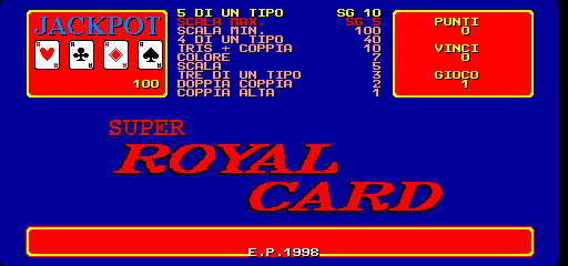 Video Carnival 1999 / Super Royal Card — sstitle (WOR)