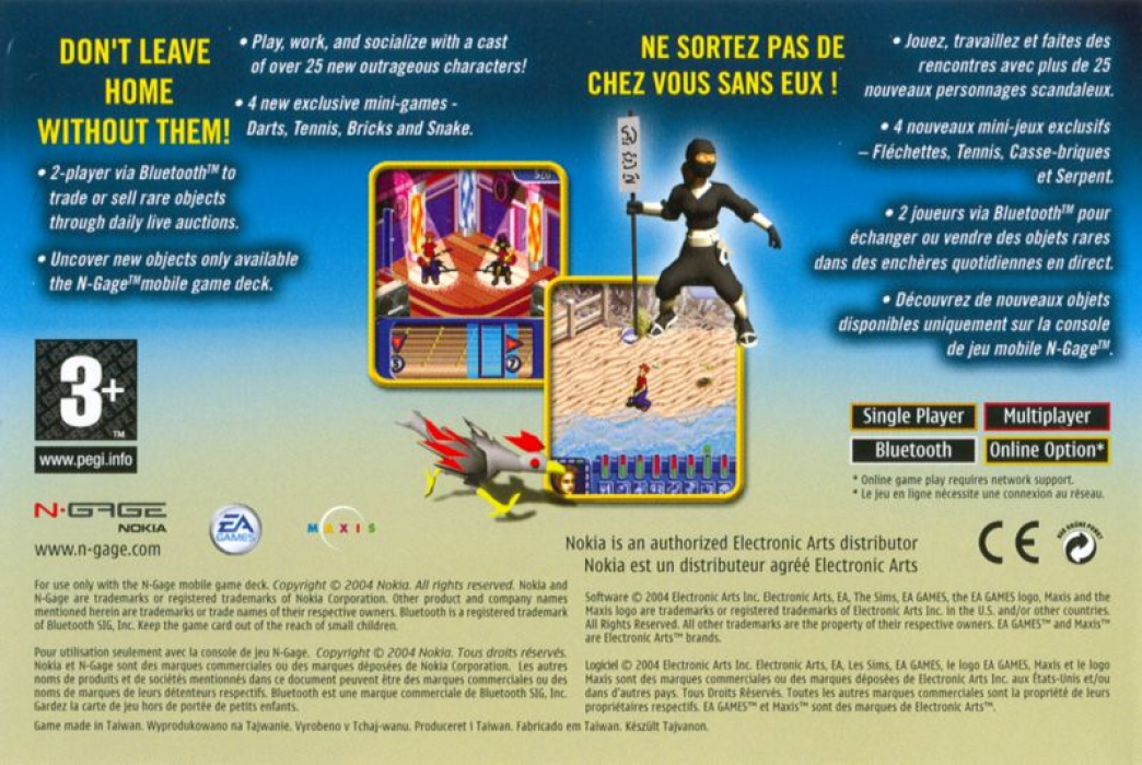 Sims, The - Bustin' Out — box-2D-back (EU)