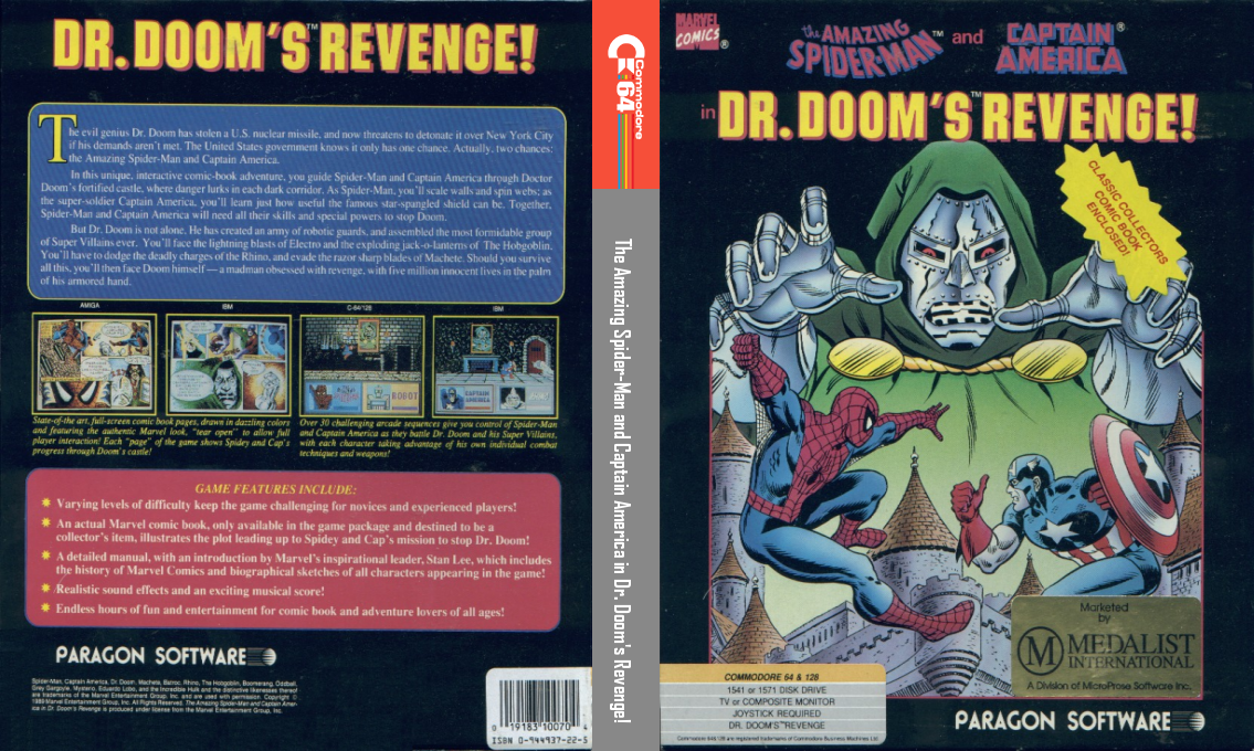 Amazing Spider-man And Captain America In Dr. Doom's Revenge!, The — box-texture (US)