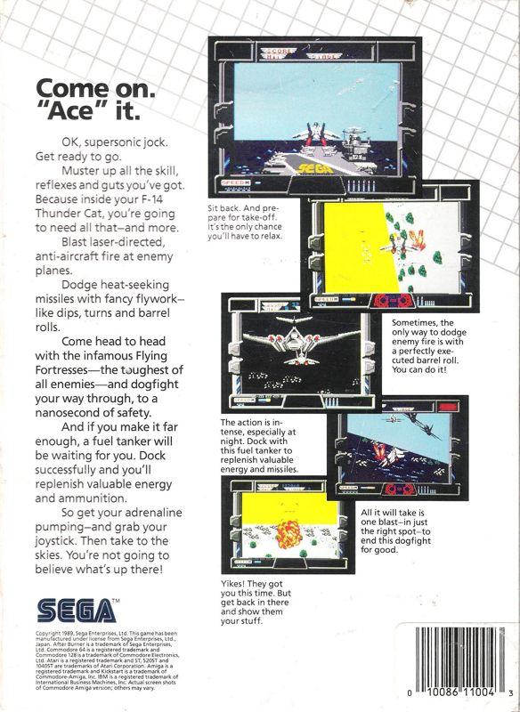 After Burner — box-2D-back (US)