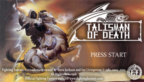 Fighting Fantasy - Talisman Of Death — sstitle (WOR)