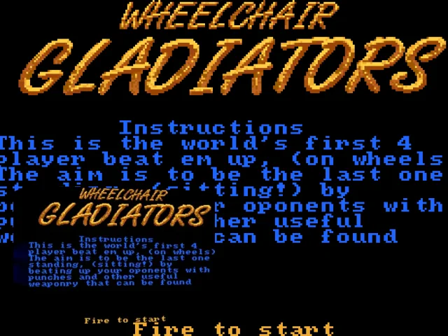 Wheelchair Gladiators — mixrbv2 (WOR)