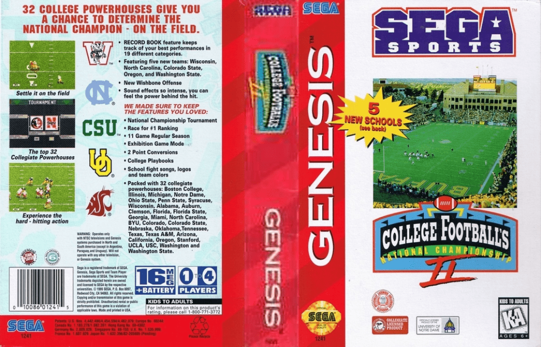 College Football's National Championship 2 — box-texture (US)