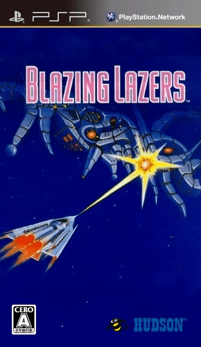 Blazing Lazers box art