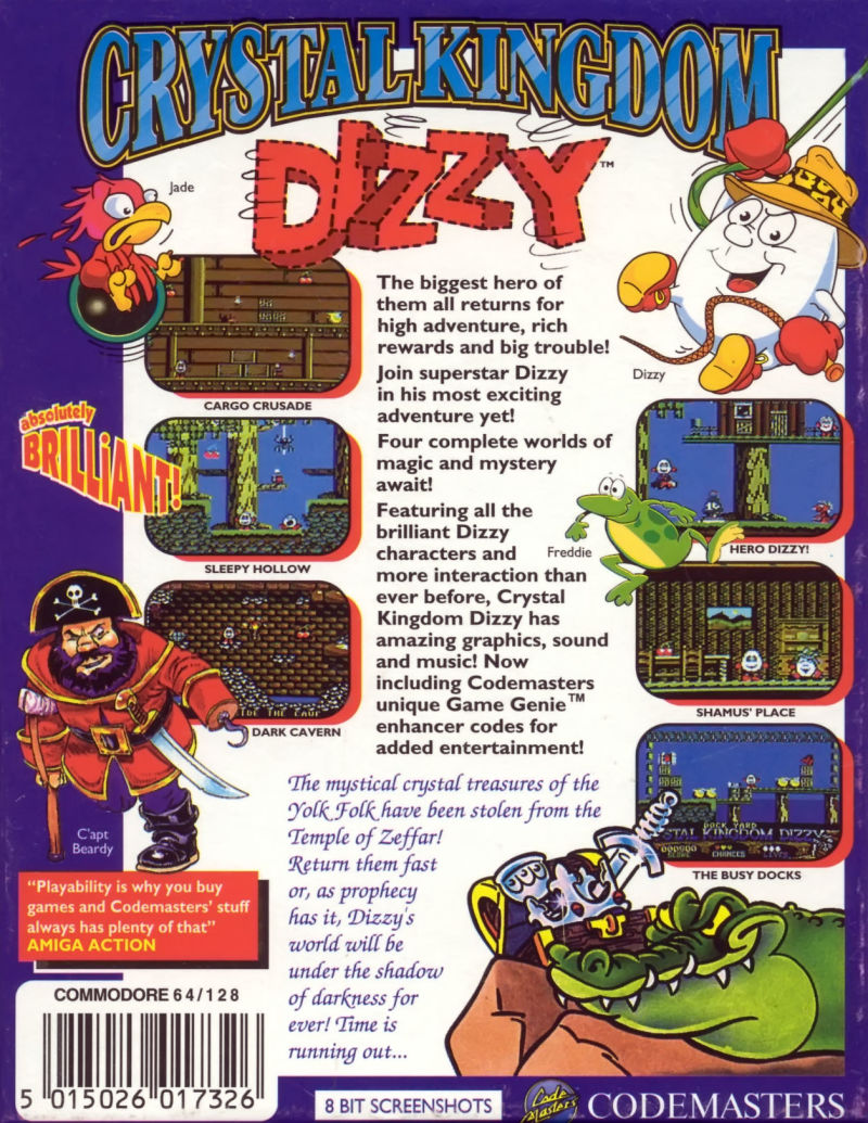 Crystal Kingdom Dizzy — box-2D-back (EU)
