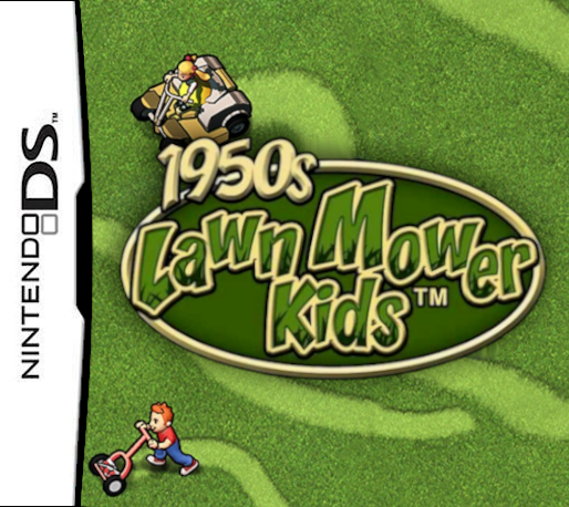1950s Lawn Mower Kids box art