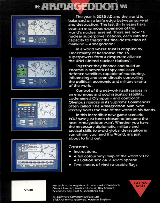 Armageddon Man, The — box-2D-back (EU)