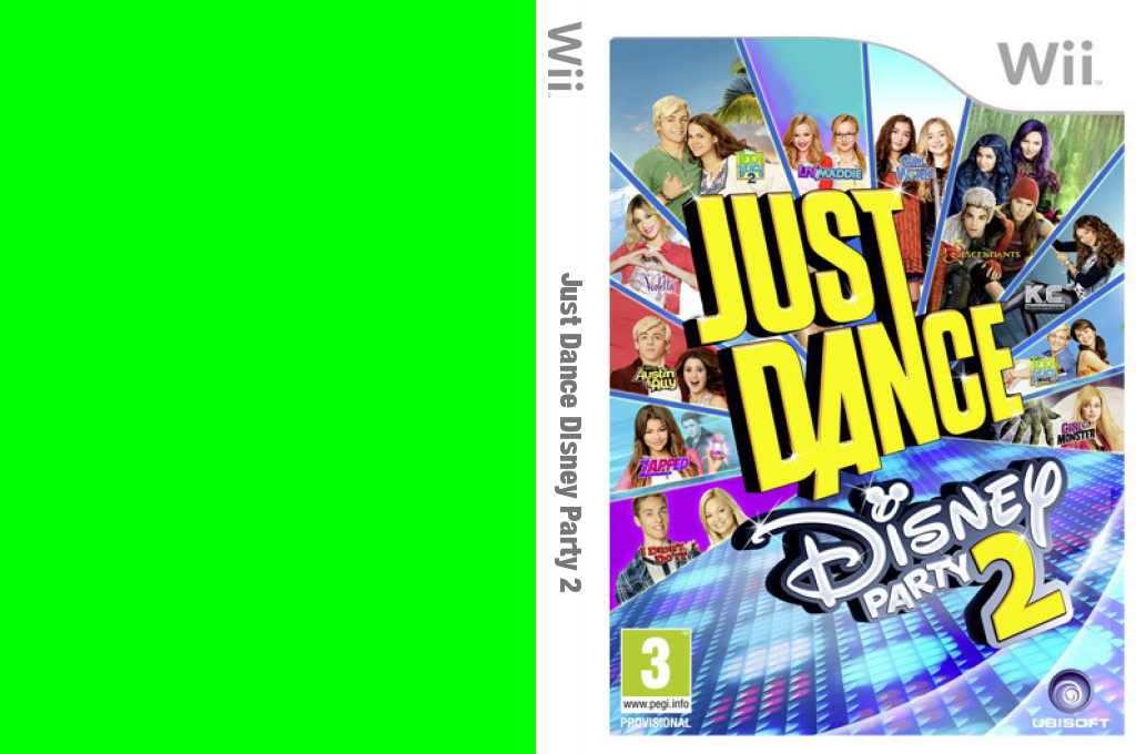 Just Dance - Disney Party 2 — box-texture (EU)