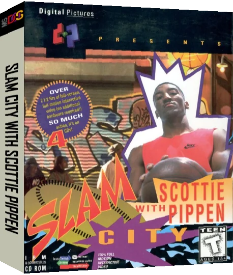Slam City With Scottie Pippen — box-3D (US)
