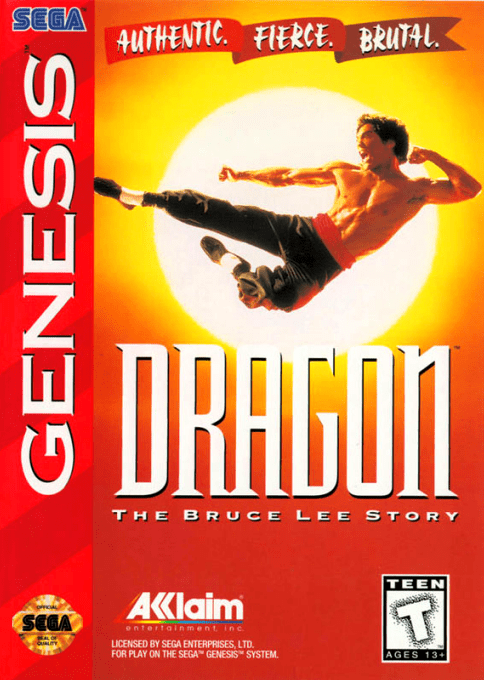 Dragon - The Bruce Lee Story box art