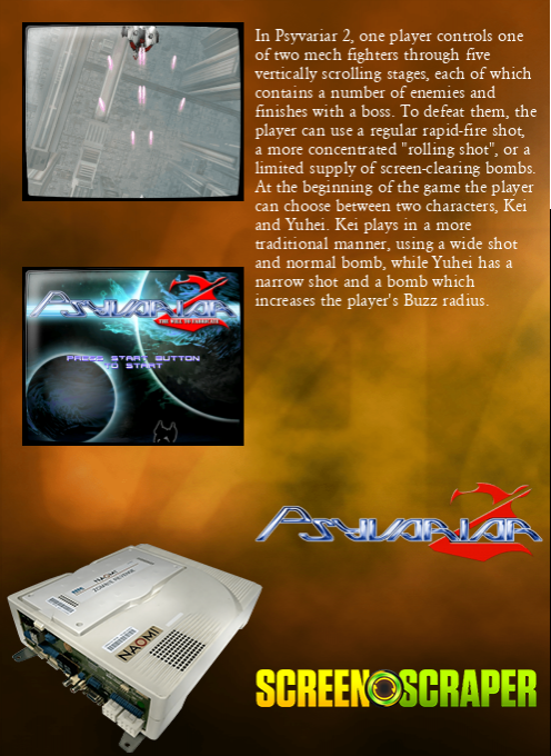 Psyvariar II : The Will To Fabricate — box-2D-back (WOR)