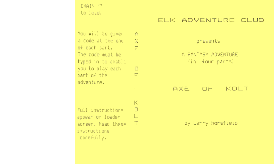 Axe Of Kolt — box-texture (EU)