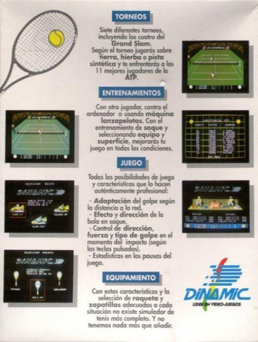 Professional Tennis Simulator — box-2D-back (SP)