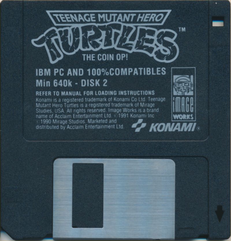 Teenage Mutant Ninja Turtles II: The Arcade Game — support-2D (EU)