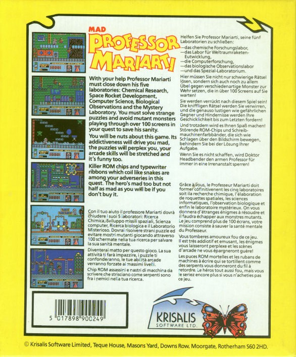 Mad Professor Mariarti — box-2D-back (WOR)