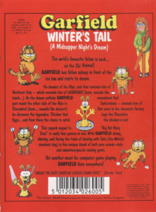 Garfield - Winter's Tail — box-2D-back (EU)
