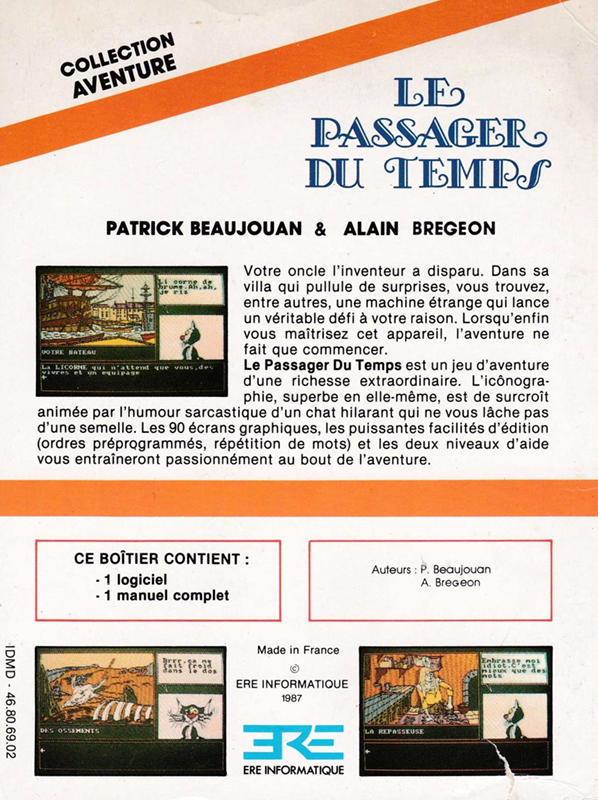 Passager Du Temps, Le — box-2D-back (FR)