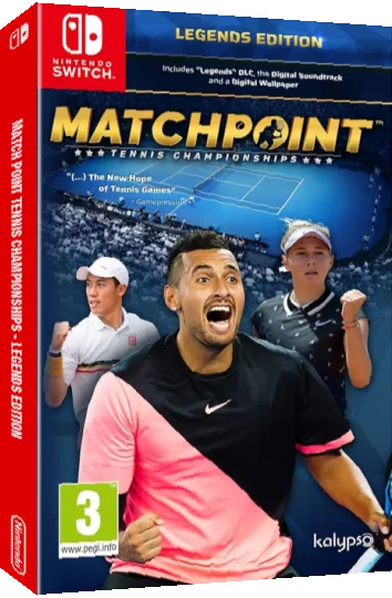 Match Point Tennis Championships - Legends Edition — box-3D (EU)