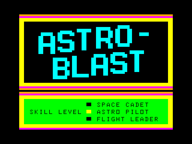Astro-Blast — sstitle (WOR)